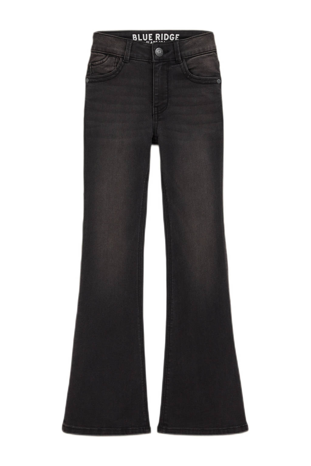 WE Fashion flared jeans black denim