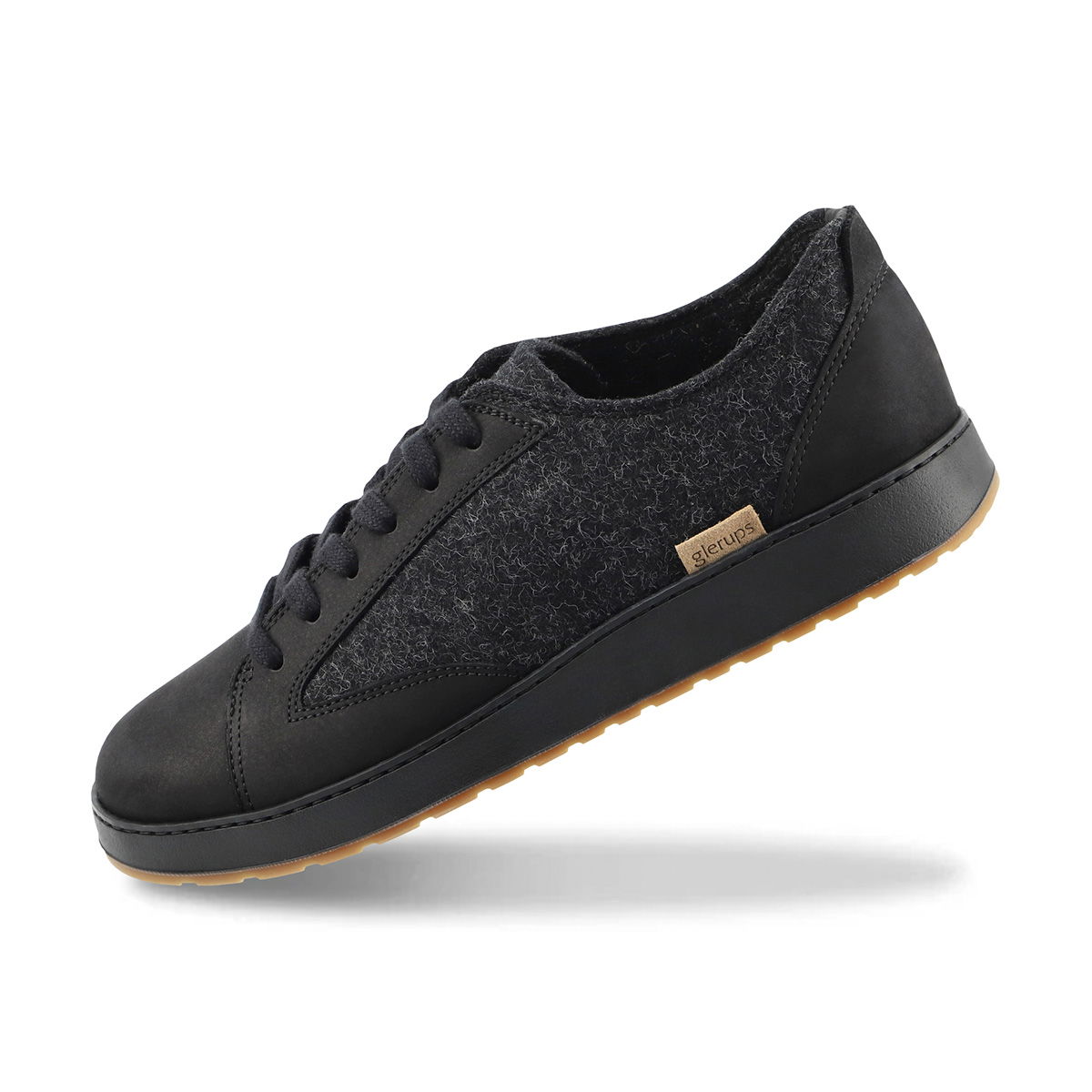 Glerups Langdal Sneakers, herre (Charcoal)