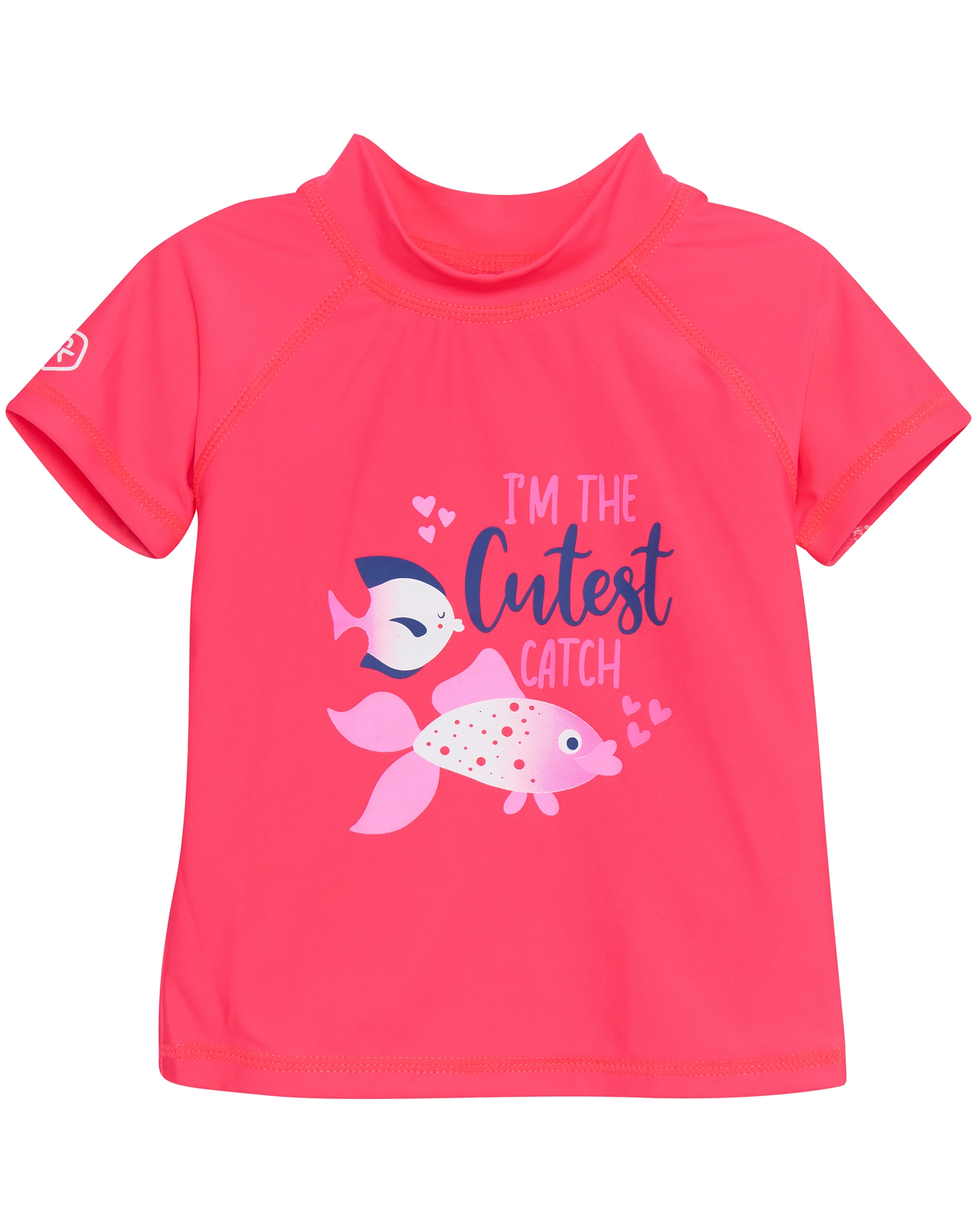 Badeshirt CUTEST CATCH in diva pink