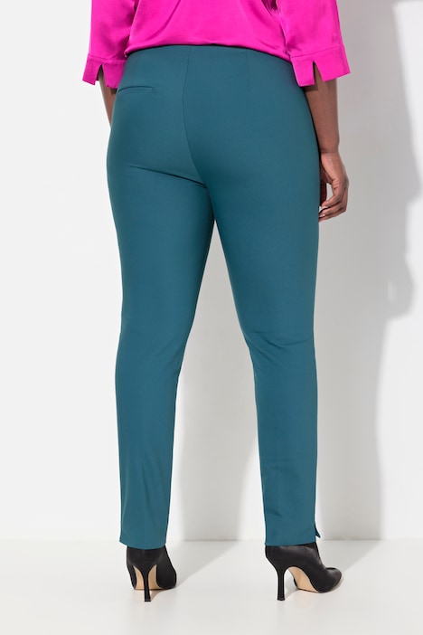 Bengalinhose Sienna, schmales Bein, Stretch, Elastikbund