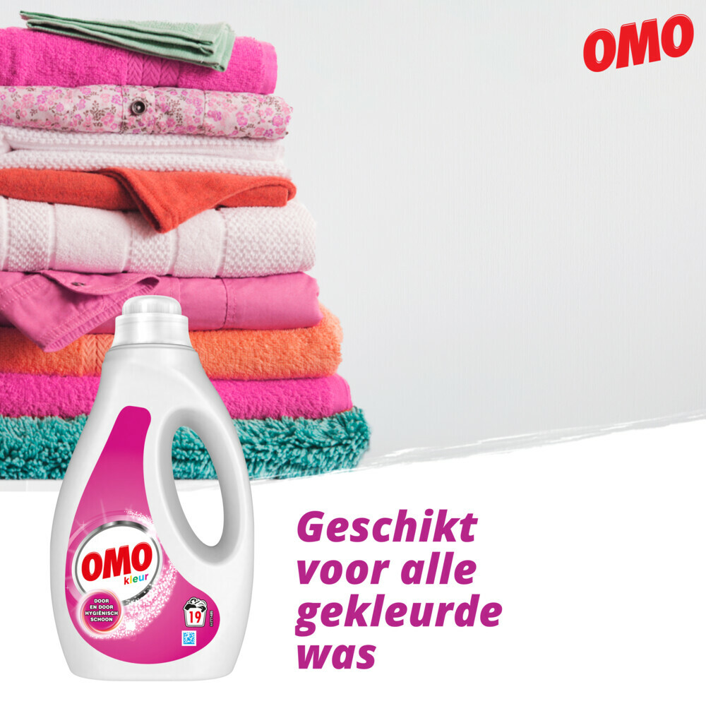 OMO Vloeibaar Wasmiddel Kleur 19 Wasbeurten950 ml