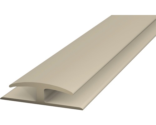Inzetprofiel, zacht PVC aan beide zijden, beige, zelfklevend, 30 x 1000 mm