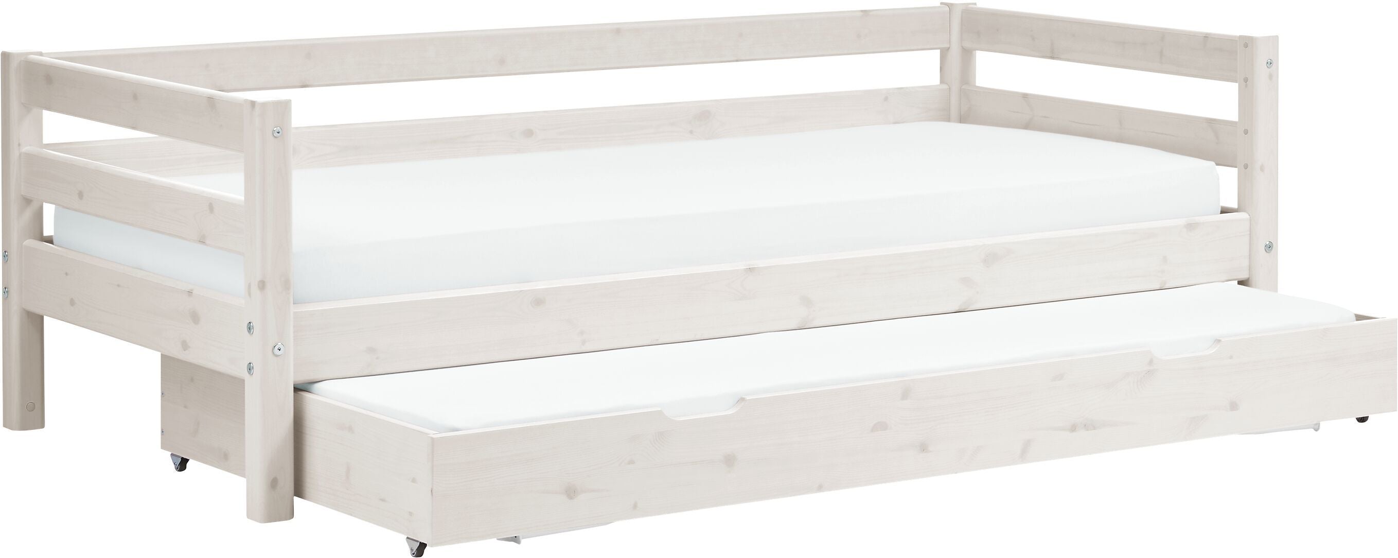 Flexa CLASSIC Kombibett - White Wash / B: 100.0 cm x T: 210.0 cm x H: 67.0 cm