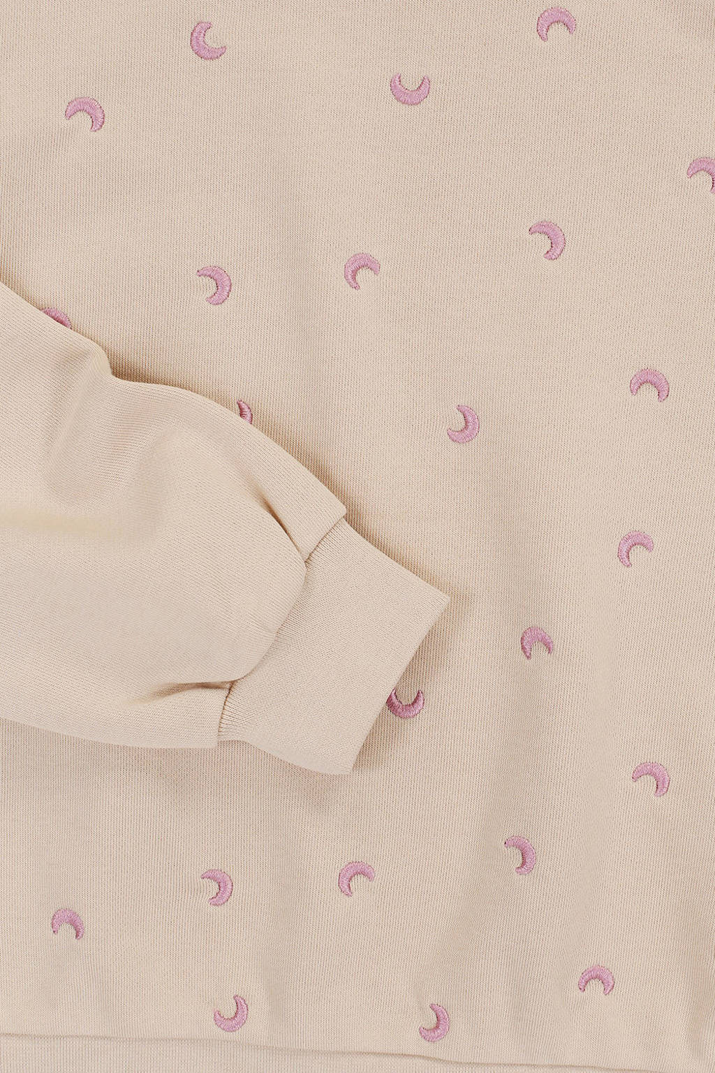 LOOXS sweater met all over print ecru