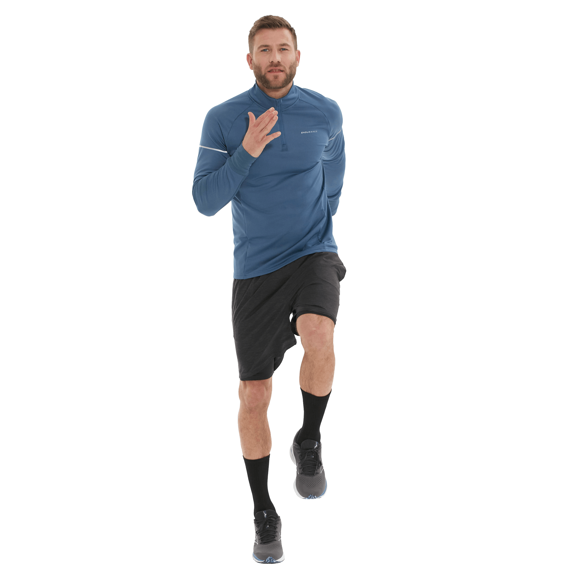Endurance Vanclause M Melange 2 in 1 Shorts - Fritid og bomull