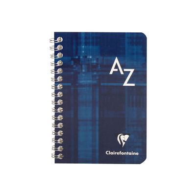 Clairefontaine - Répertoire à spirale 9,5 x 14 cm - 100 pages - petits carreaux (5x5 mm) - disponible dans différentes couleurs