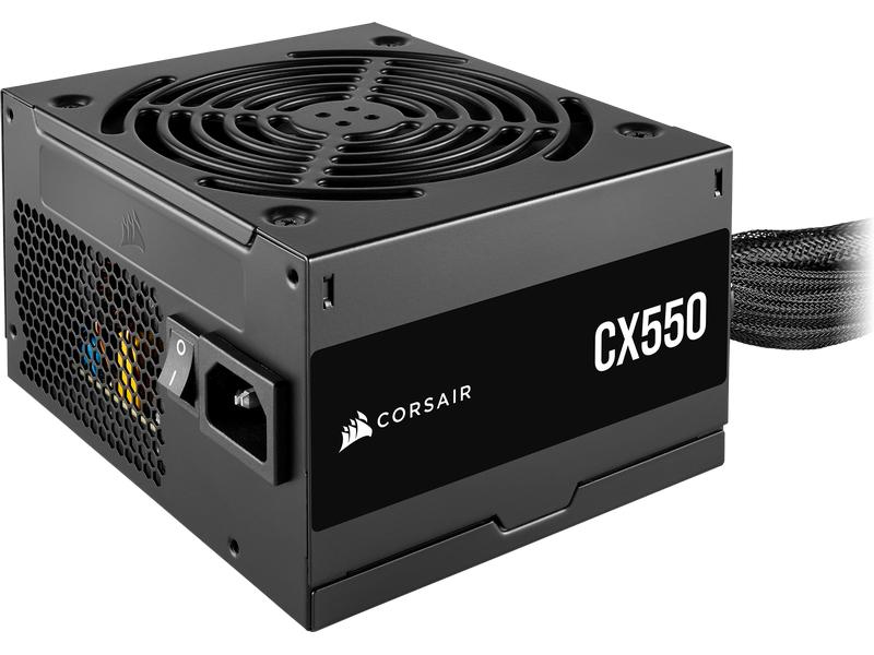 Corsair Netzteil CX Series CX550 550 W Leises Netzteil mit 80 PLUS Bronze-Zertifizierung