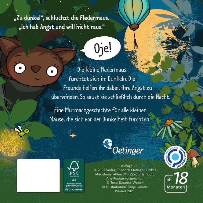 Die Fledermaus will nachts nicht raus - Die kleine Eule und ihre Freunde