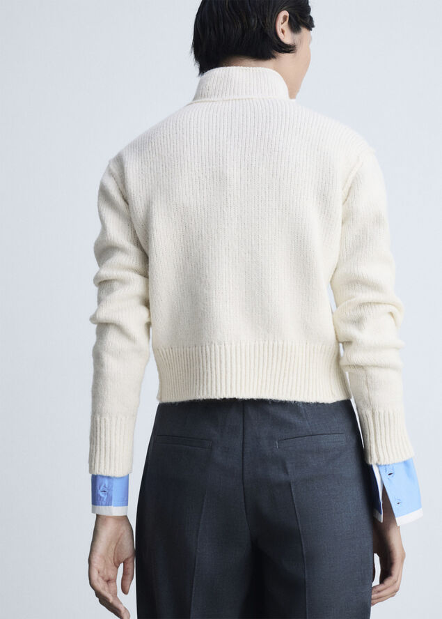 MANGO SWEATER. -- MERCE Light beige