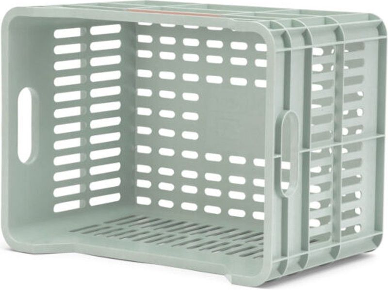UrbanProof - Fietskrat - Mintgroen - 15L - Gerecycled PP