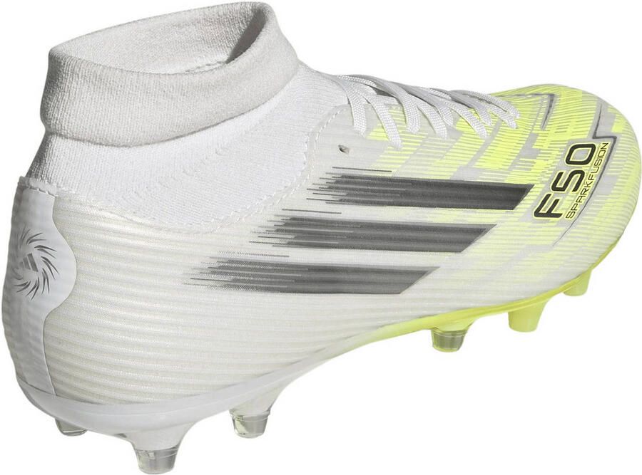 Adidas Performance F50 Sparkfusion League Mid Cut Firm Ground Artificial Ground Voetbalschoenen Dames Wit