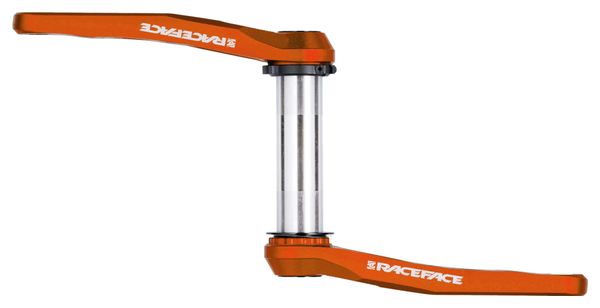 Manivelles Race Face Atlas Cinch Direct-Mount Axe 83mm Orange (Sans Boitier)