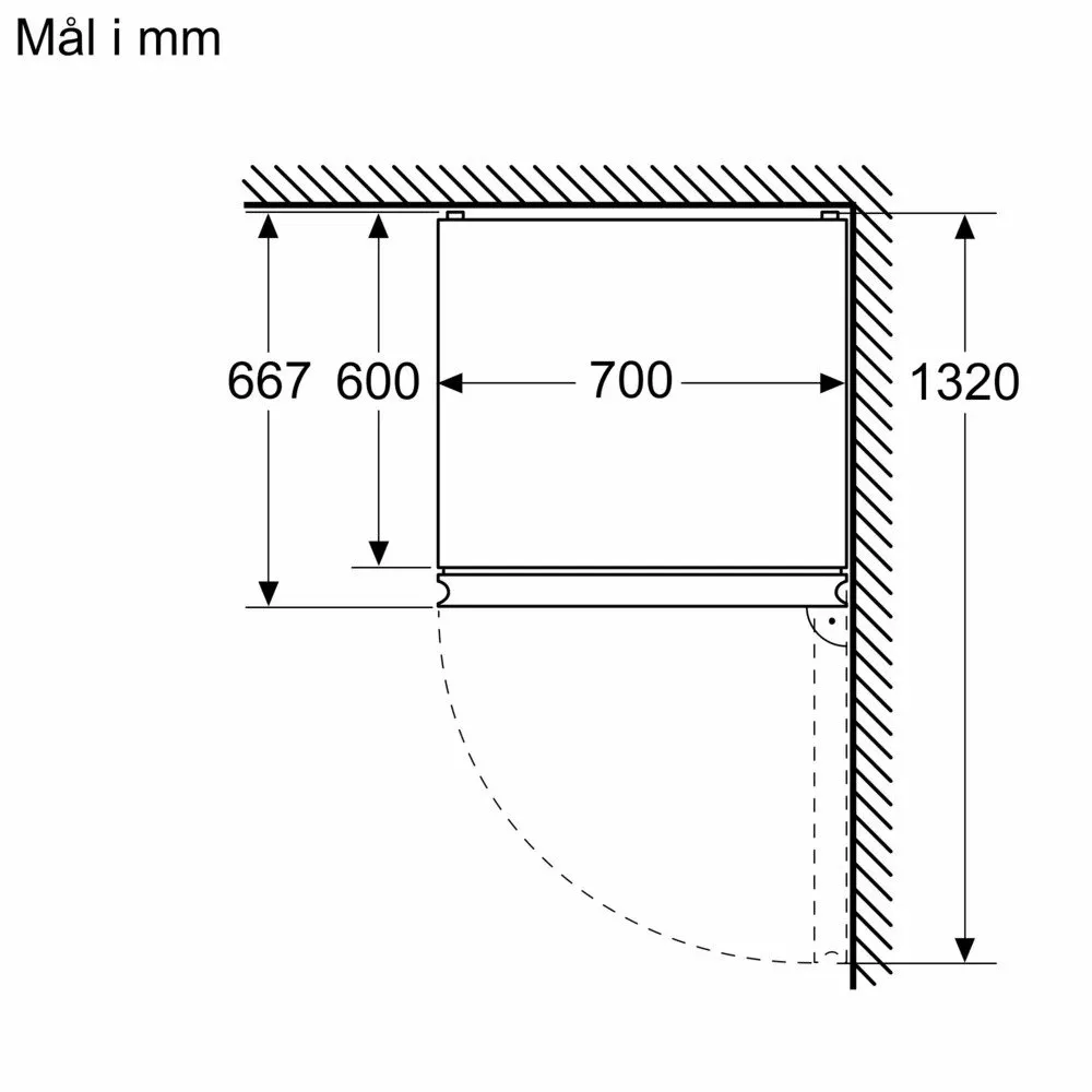 Siemens iQ300 Køle-/fryseskab 203 x 70 cm. - BlackSteel