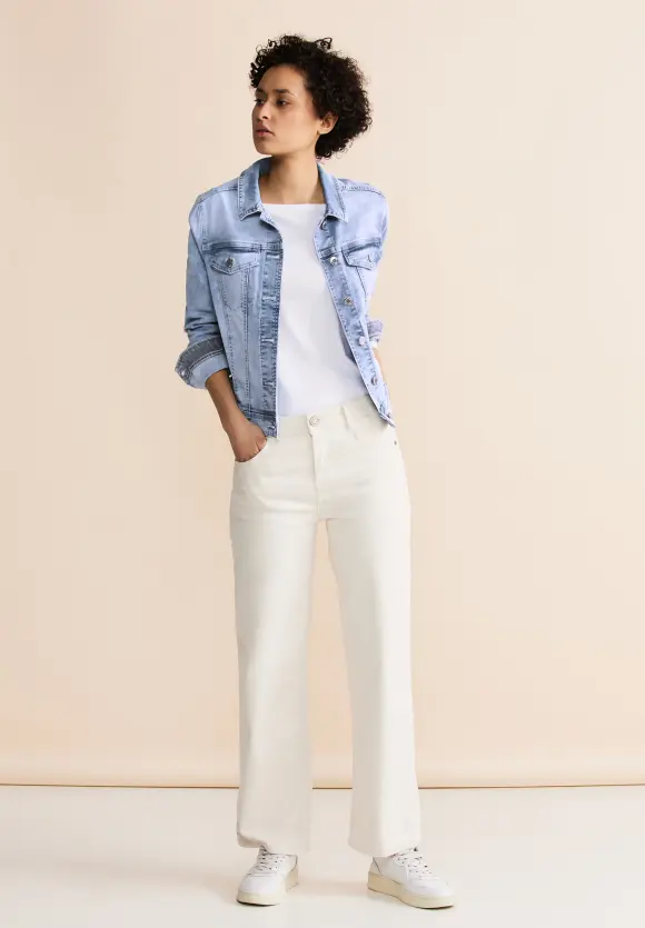 Moderne Jeansjacke - heavy bright bleach