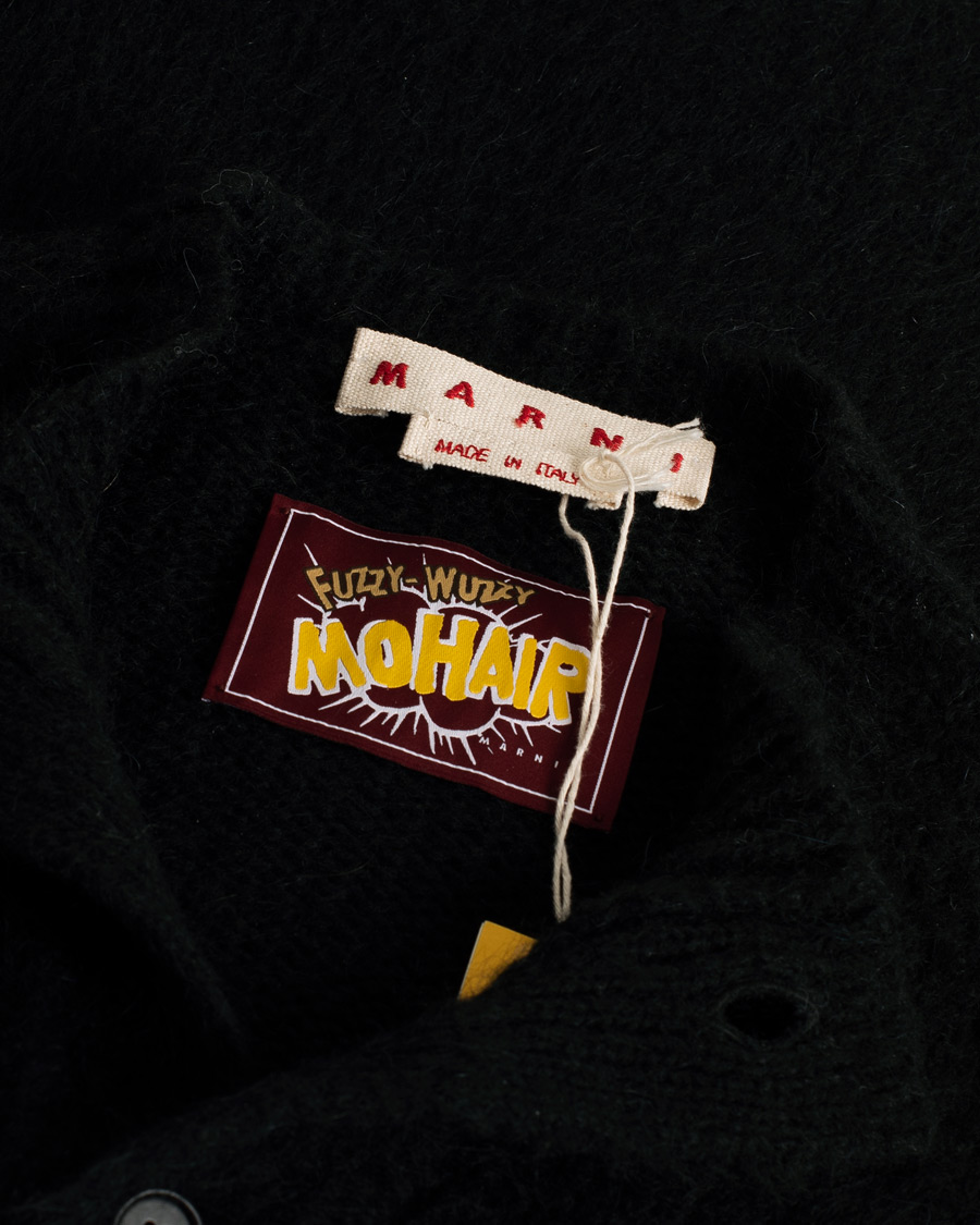 Marni Fuzzy Wuzzy Cardigan Black 48
