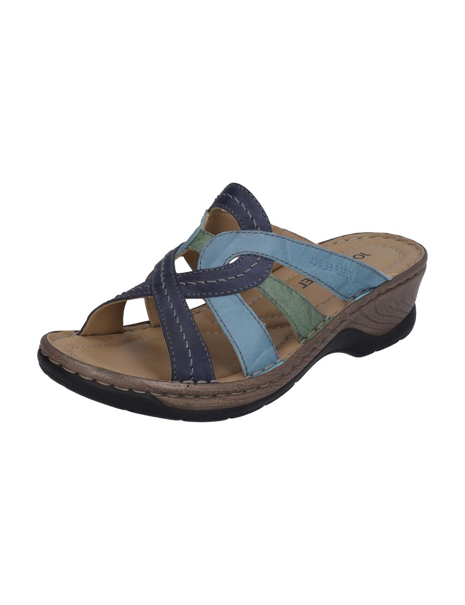 Clog Catalonia 01, dunkelblau-multi
