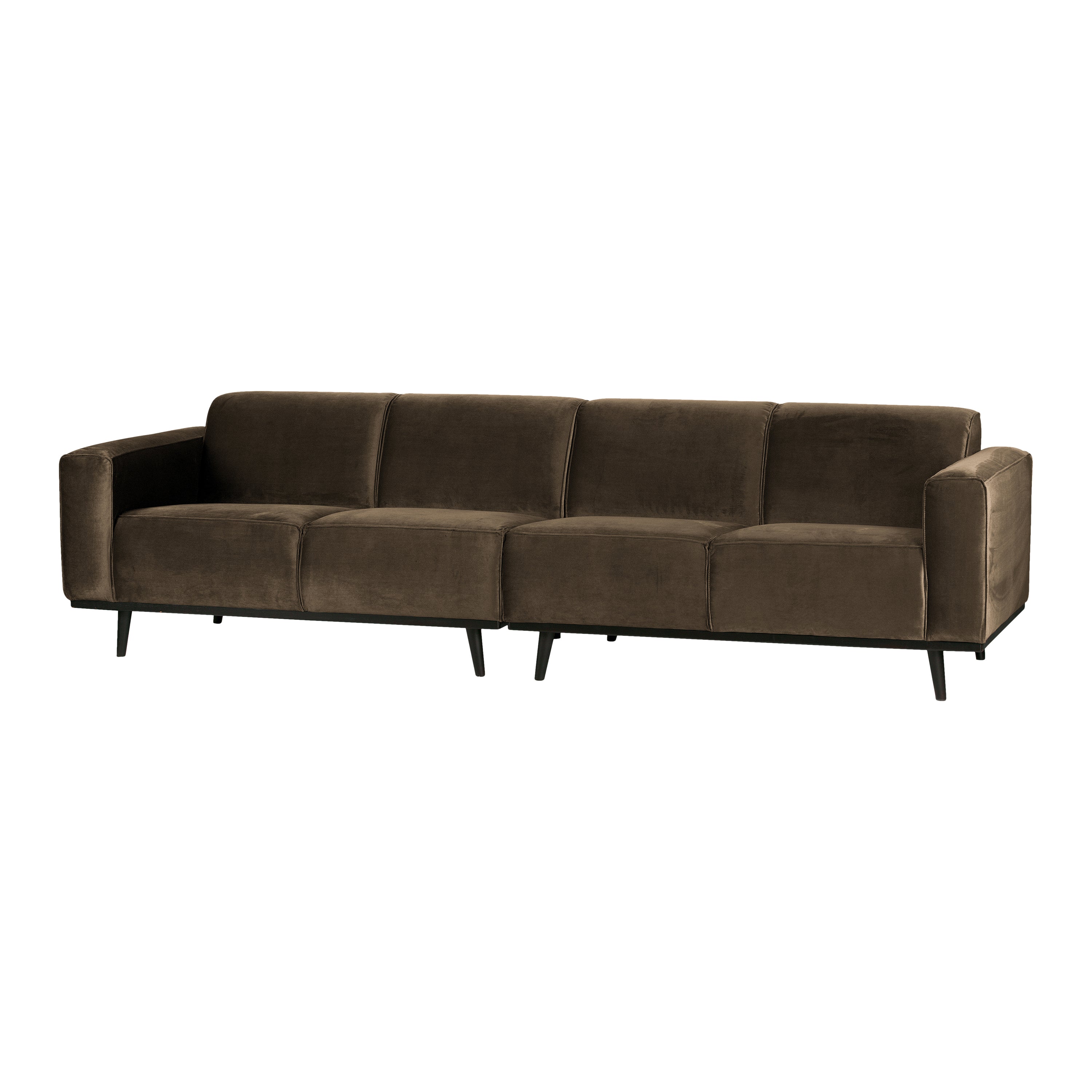 WOOOD Statement 4-zitsbank - Fluweel - Taupe