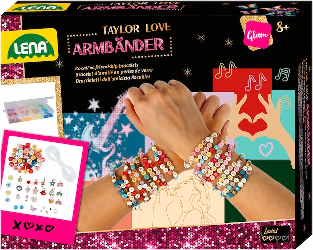 Lena® Kreativset »Taylor Love Freundschaftsarmbänder gross«