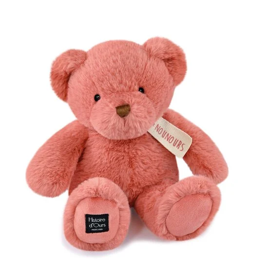 Le Nounours Ours en peluche   Rose praline        28 cm   de               Histoire d'ours