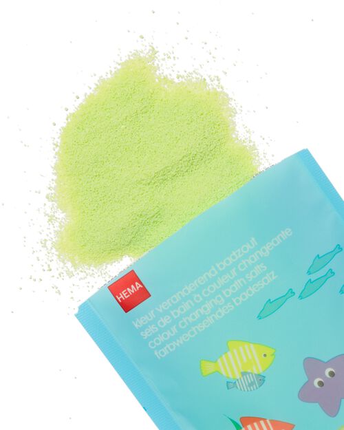 sel de bain à couleur changeante 50g