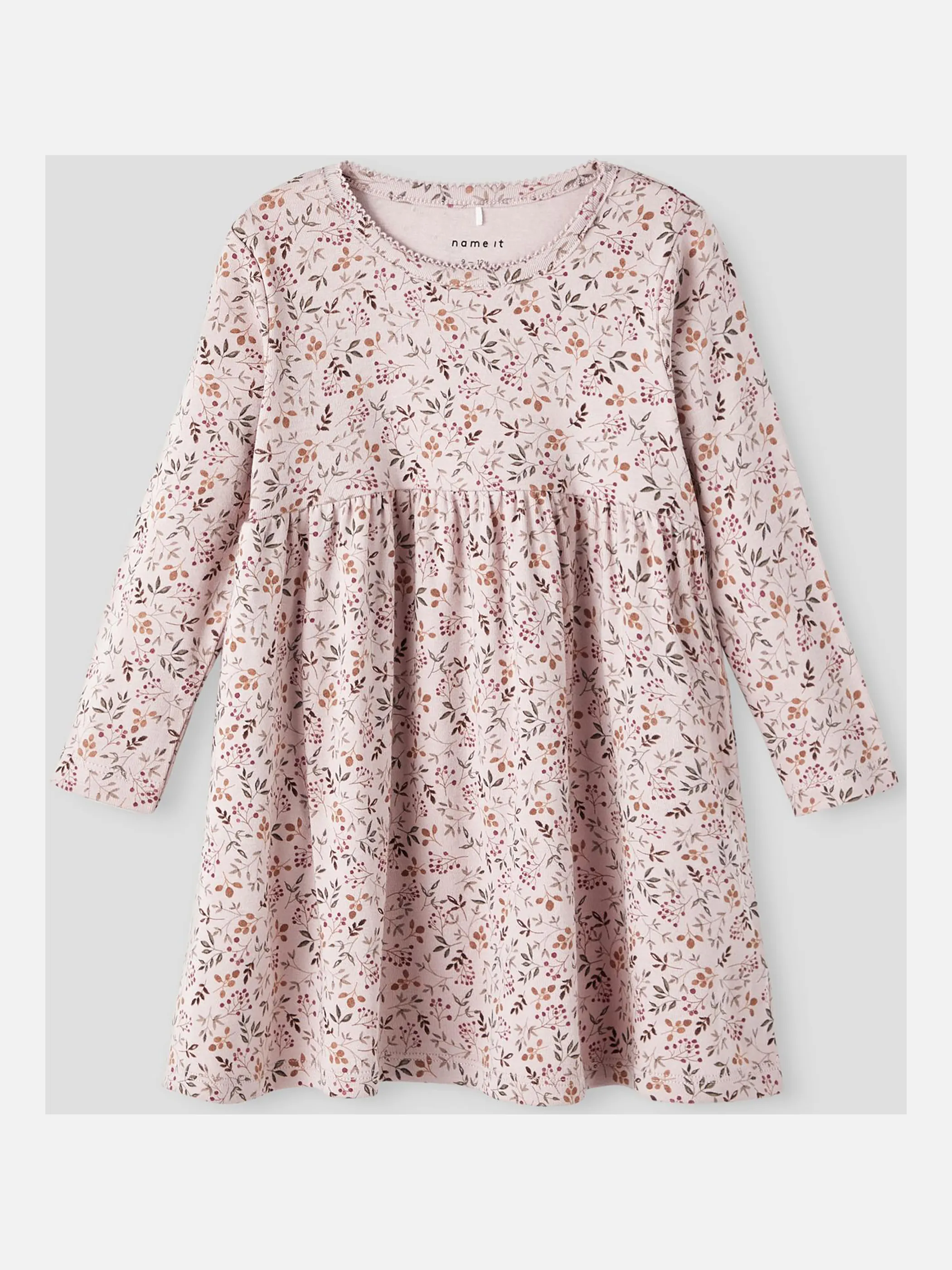 Mädchen Sweatkleid mit Alloverprint