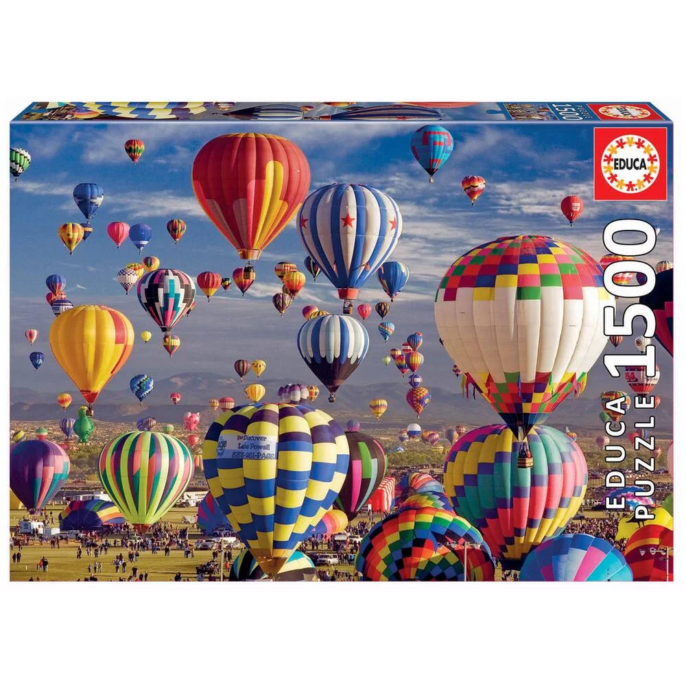 PUZZLE 1500 PIECES MONTGOLFIERES