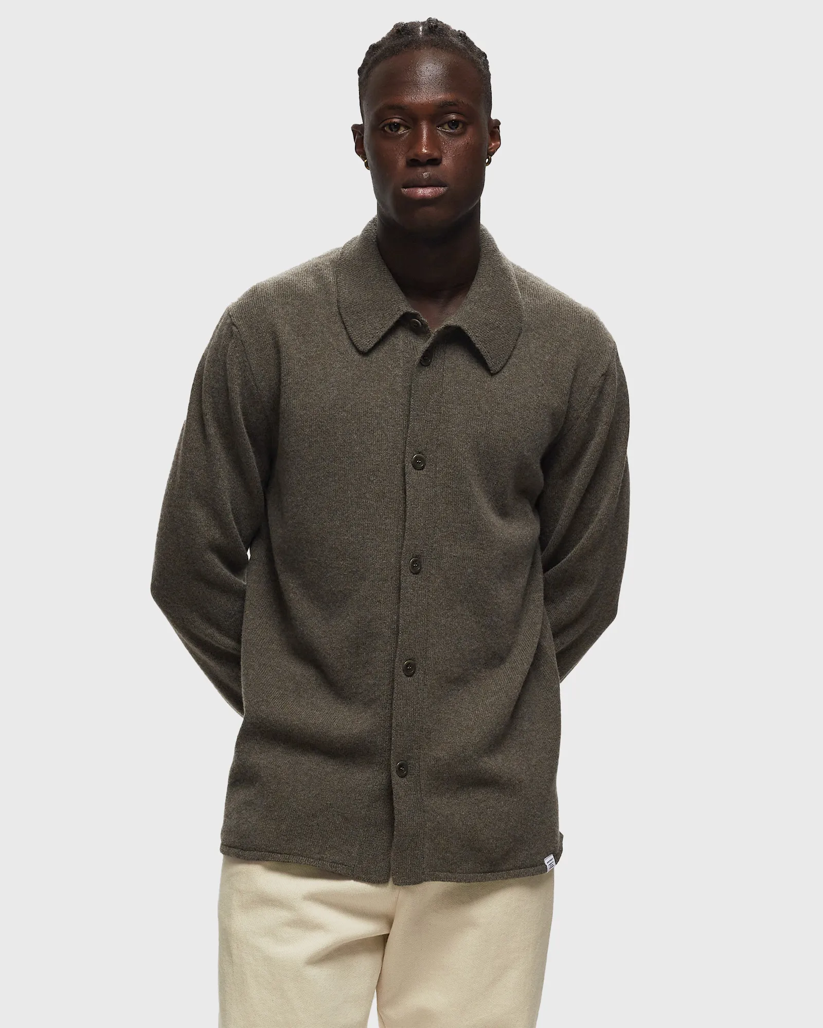 Camisa de lã merino Martin da Norse Projects
