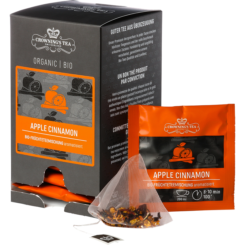Crowning's Tee Apple Cinnamon Premium Bio, 2.5 g, 15 Stück