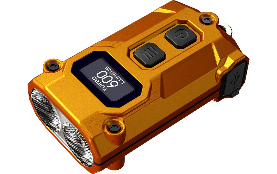 Taschenlampe TINI3 600 lm, OrangeLED-Taschenlampe