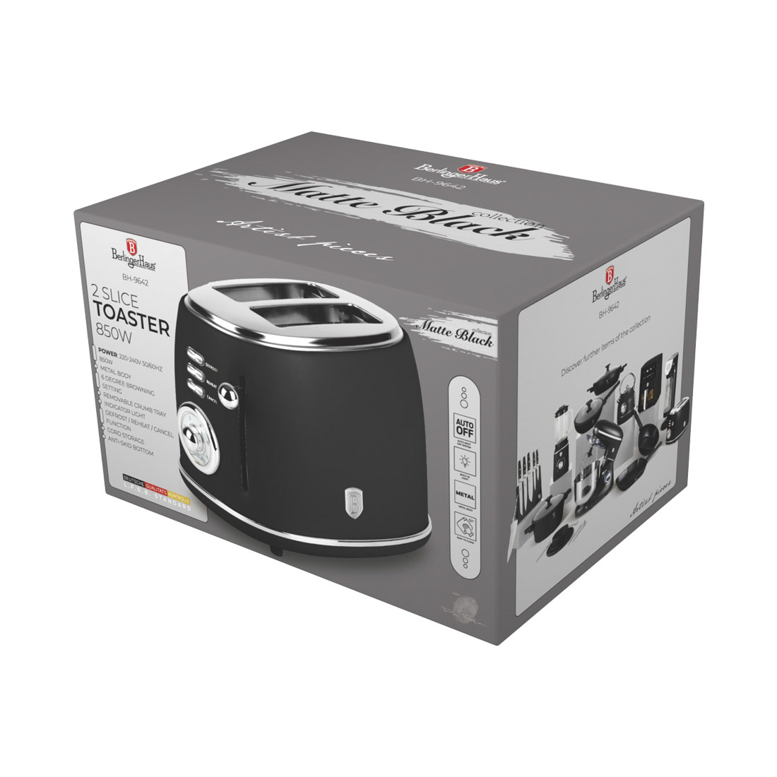 Berlinger Haus Toaster Matte Black Collection
