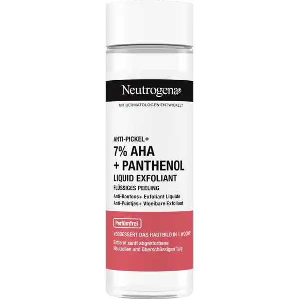Anti-Pickel + 7% AHA + Panthenol Liquid Exfoliant Gesichtsreinigung