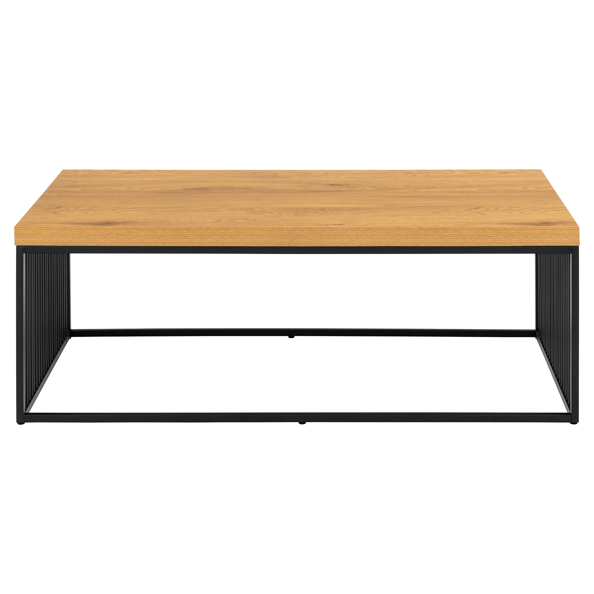Couchtisch STRINGTON - Wildeiche- schwarz - 120 cm