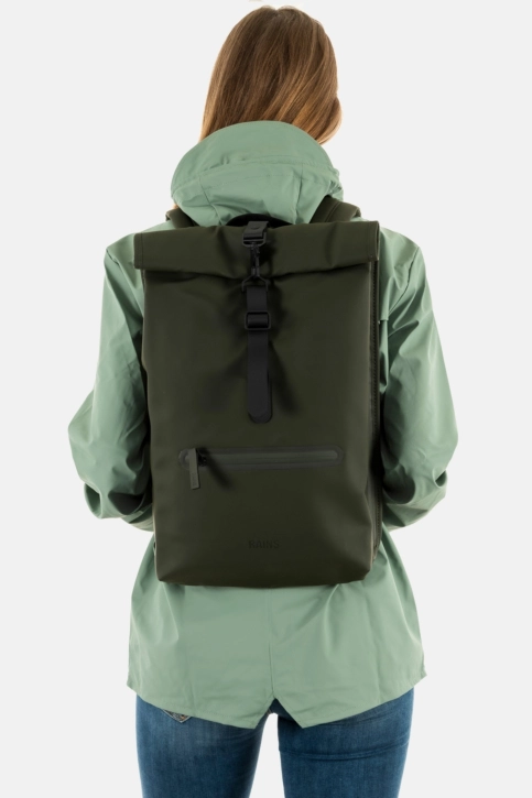 Sacs à dos rains rolltop rucksack 03 green