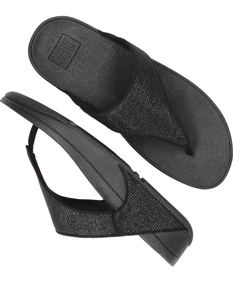 FitFlop Lulu Teenslippers Zwart Dames