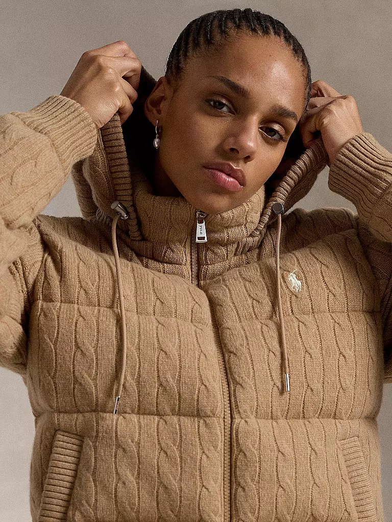 POLO RALPH LAUREN Daunensteppjacke beige