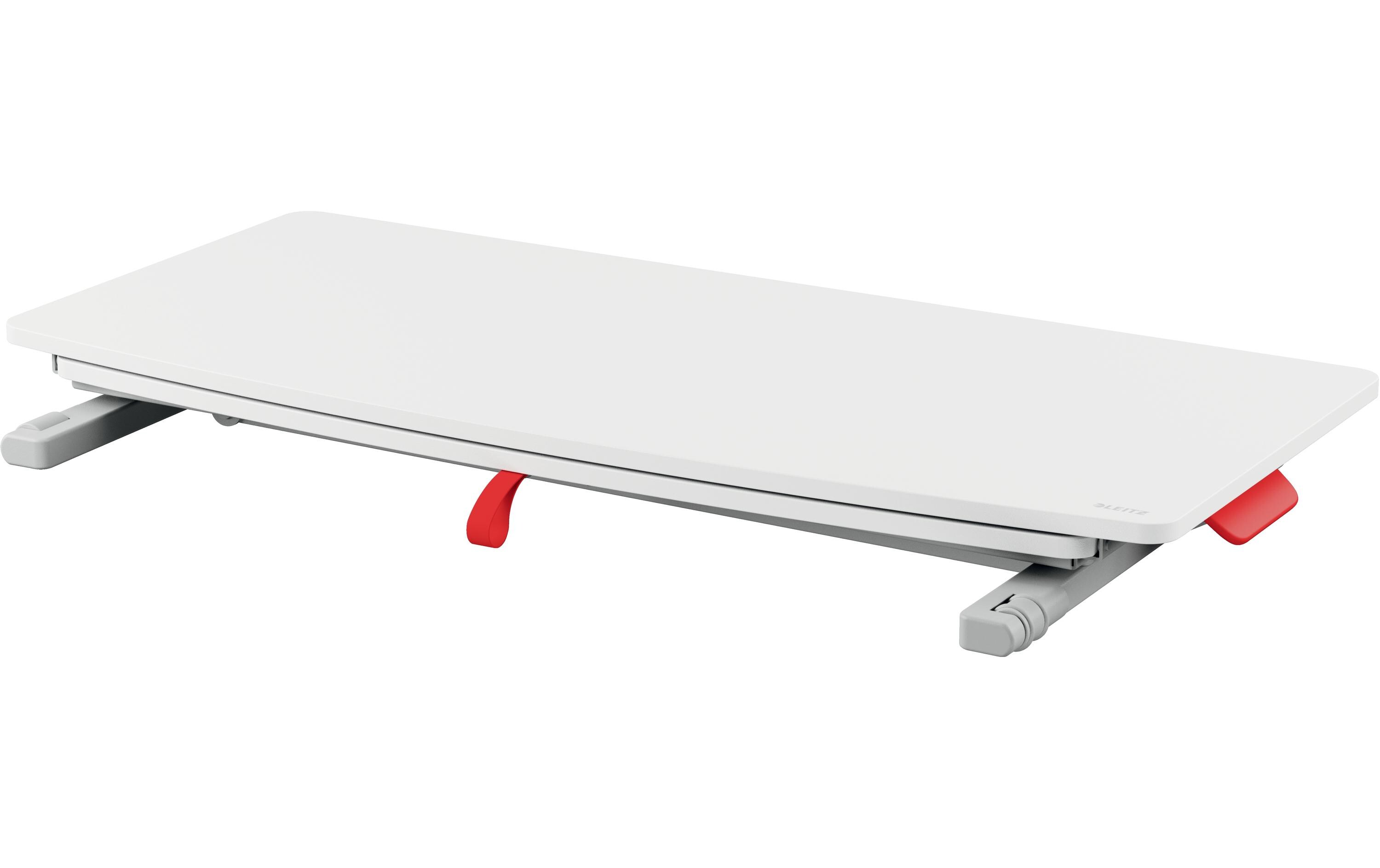 Ergo Cosy Höhenverstellbarer Schreibtischaufsatz<br>Leitz Ergo Cosy Höhenverstellbarer Sitz-/Steh-Schreibtischaufsatz mit ausziehbarer Tastaturablage