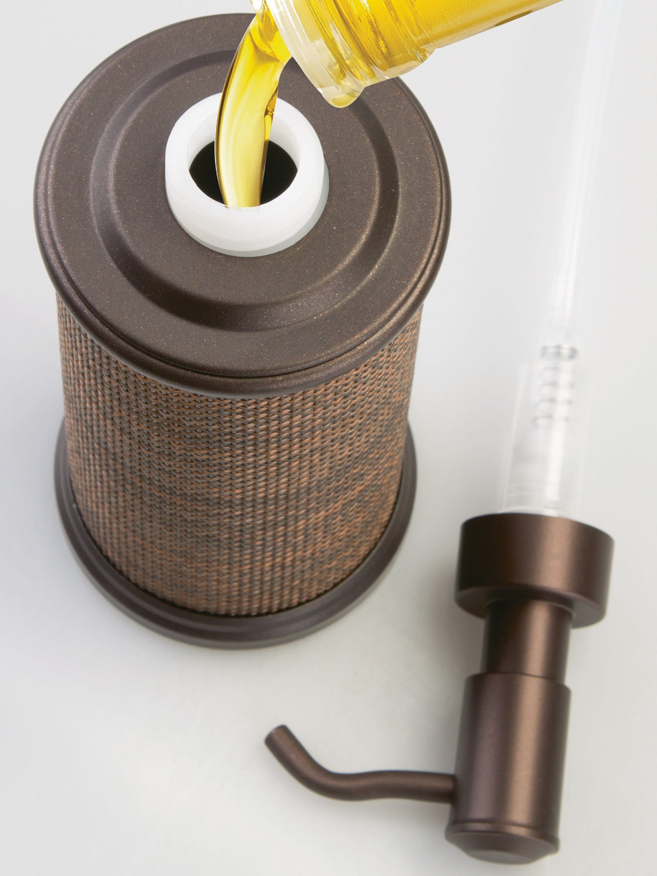 Distributeur de savon acier