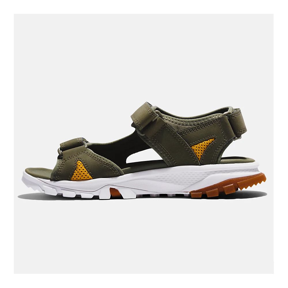 Timberland LINCOLN PEAK - Sandales Femme dark green leather