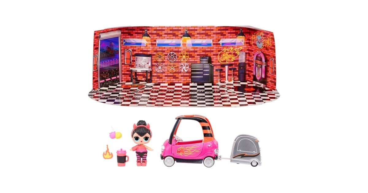 MGA EntertainmentL.O.L. Surprise! Furniture with Doll - BB Auto Shop & Spice Pop  (Serie 4)