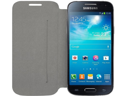 SWISS CHARGER - Etui Etui Folio noir pour Samsung Galaxy S5 mini