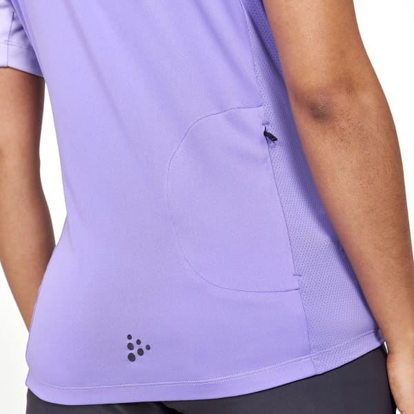 Maillot VTT CRAFT CORE OFFROAD SS JERSEY W LAVENDER-MAGIC