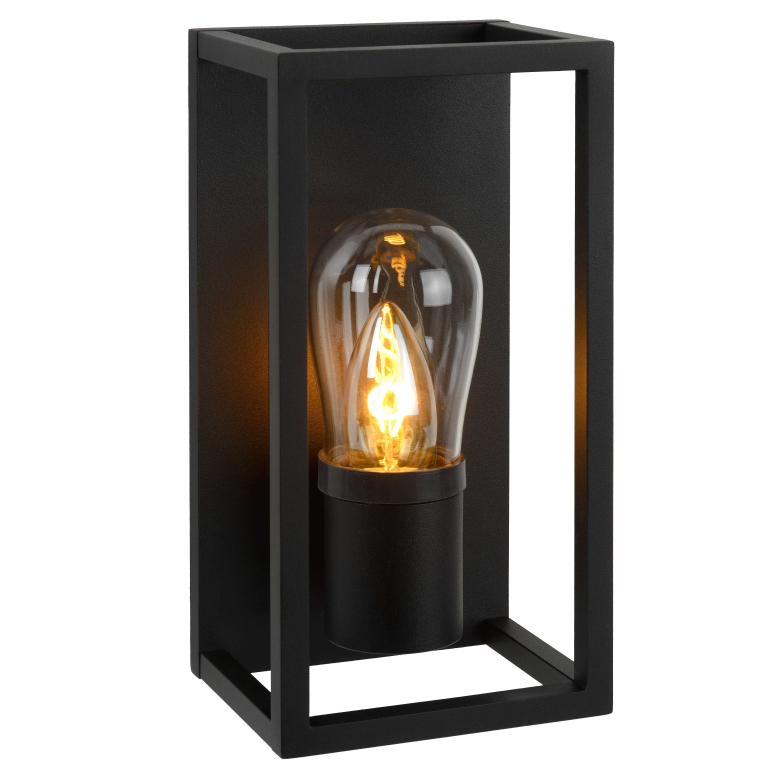 Lucide Carlyn wandlamp badkamer IP54 zwart