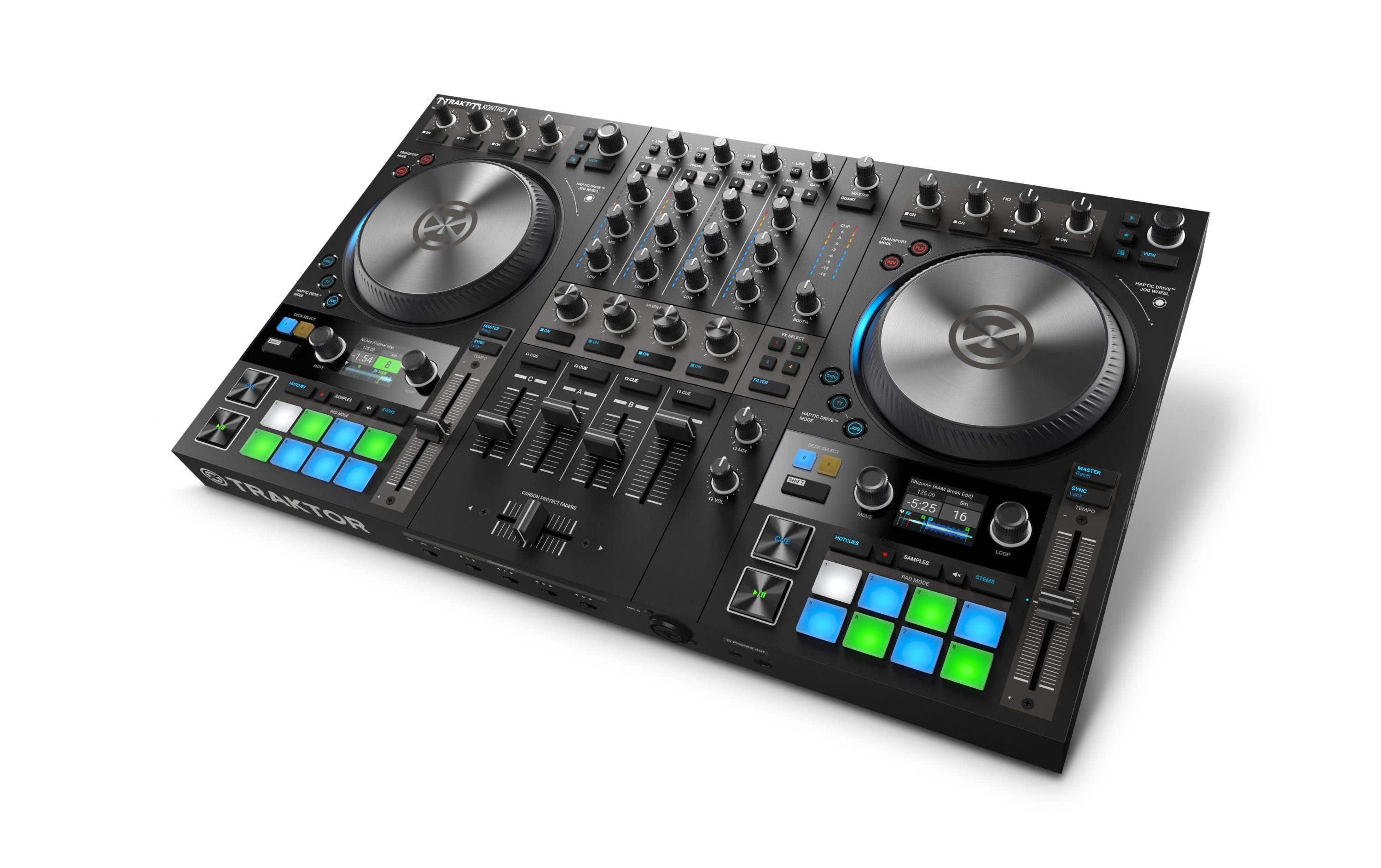 DJ-Controller Traktor Kontrol S4 MK3<br>4-Kanal DJ-System mit «Haptic Drive»