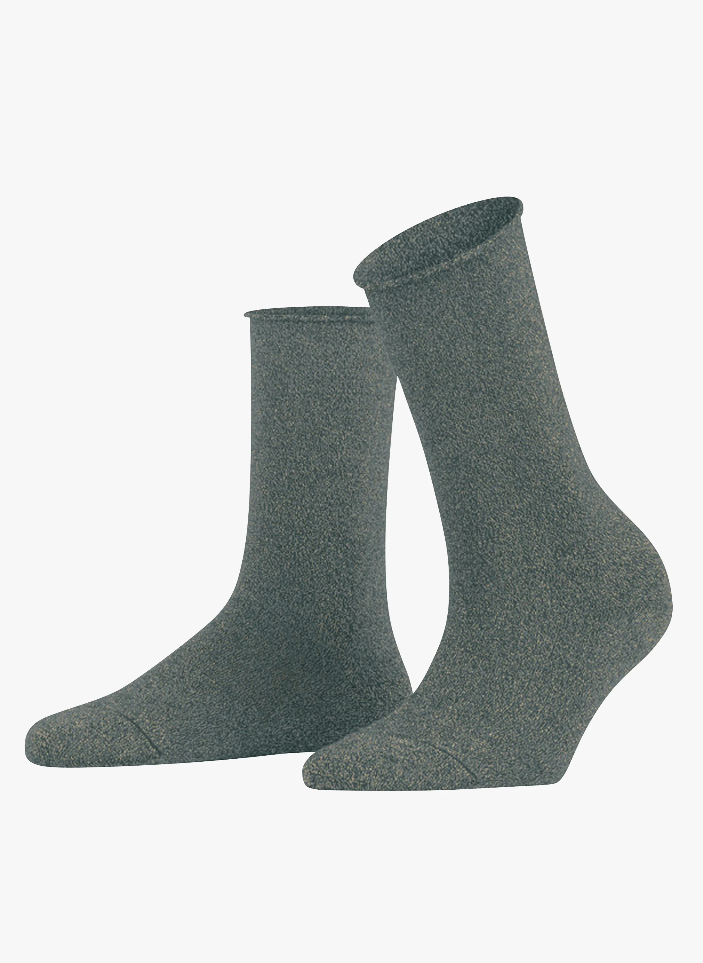 Chaussettes en fils métallisés | Gris