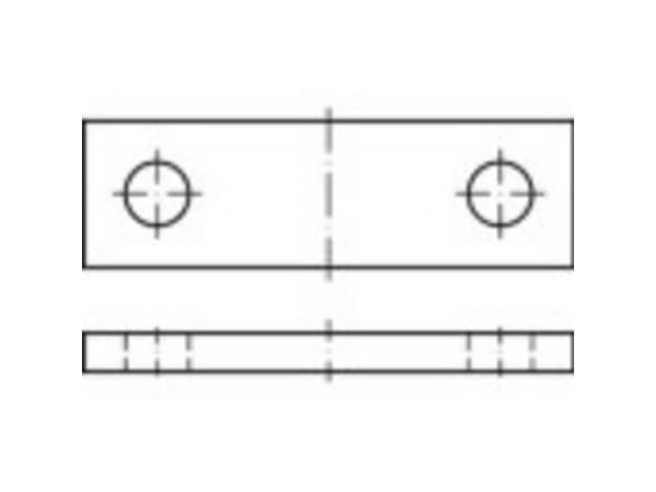 TOOLCRAFT Akselholder 12 mm Stål 147097 10 stk (Ø x L) 50 mm x 12 mm