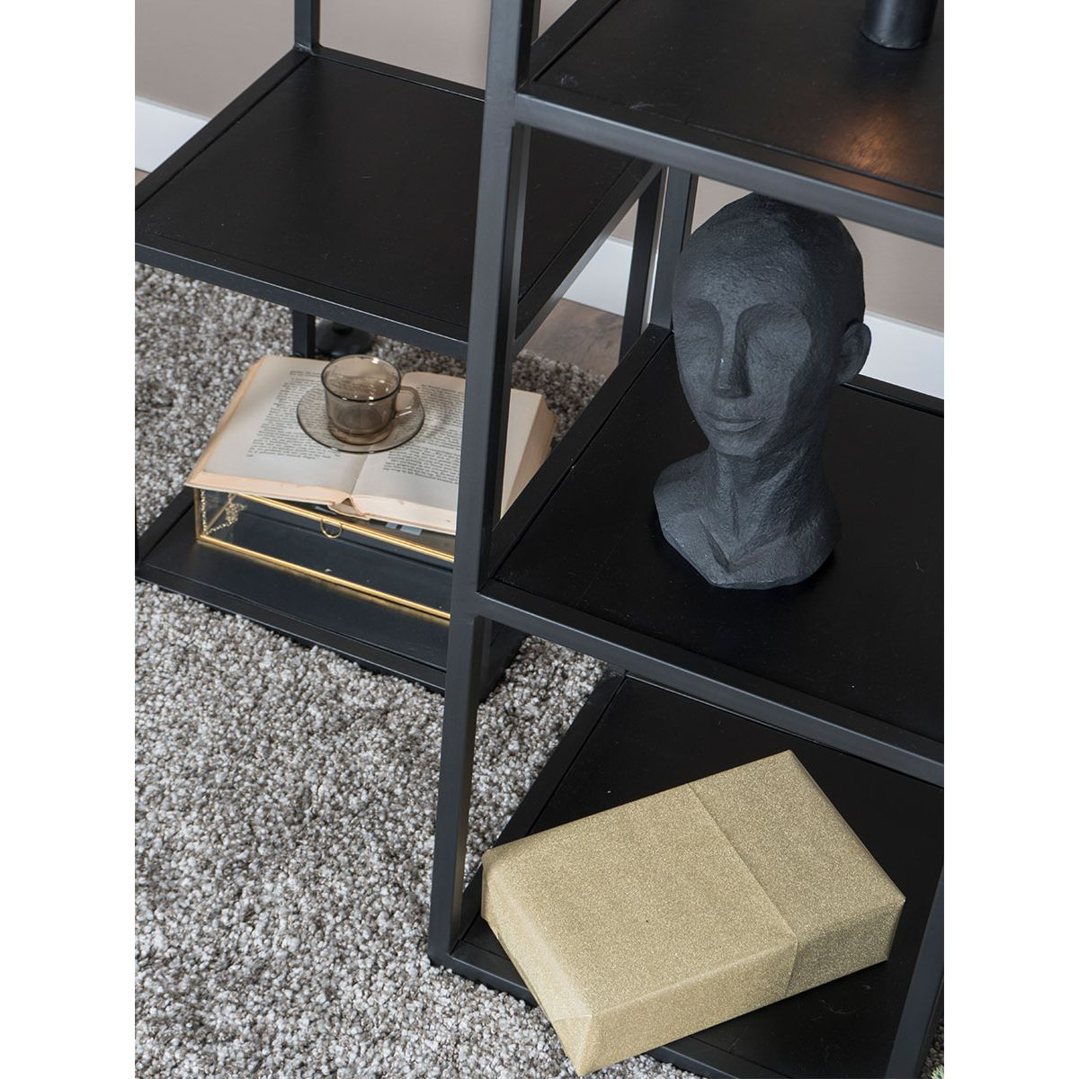Vloerlamp Vintage Zwart/Zwart 120 cm