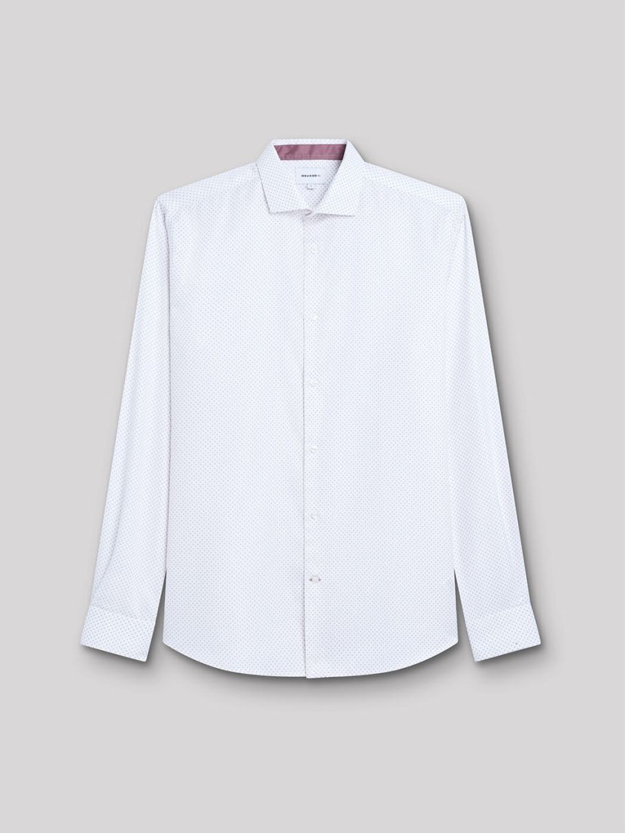 Chemise slim fantaisie