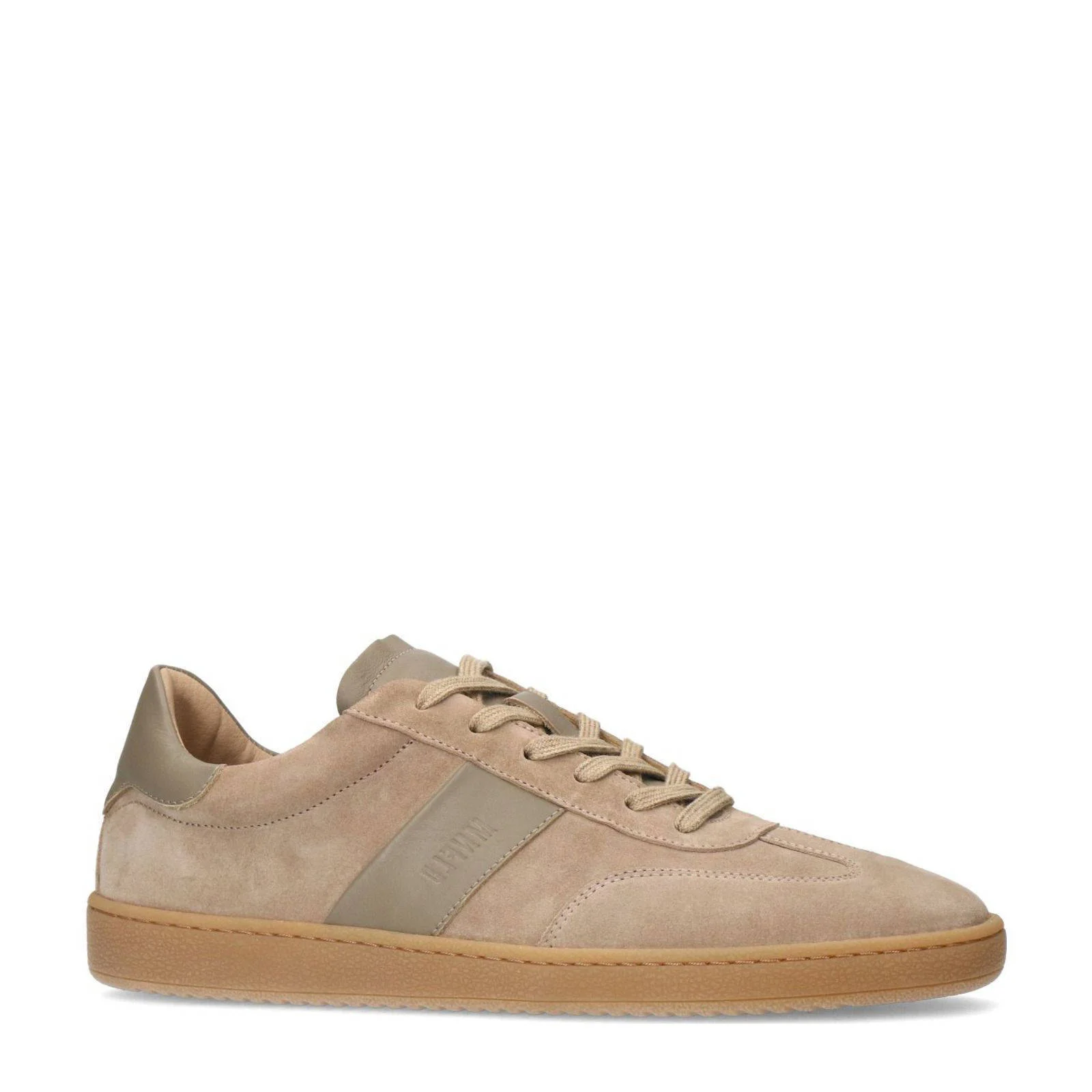 Manfield suède sneakers beige