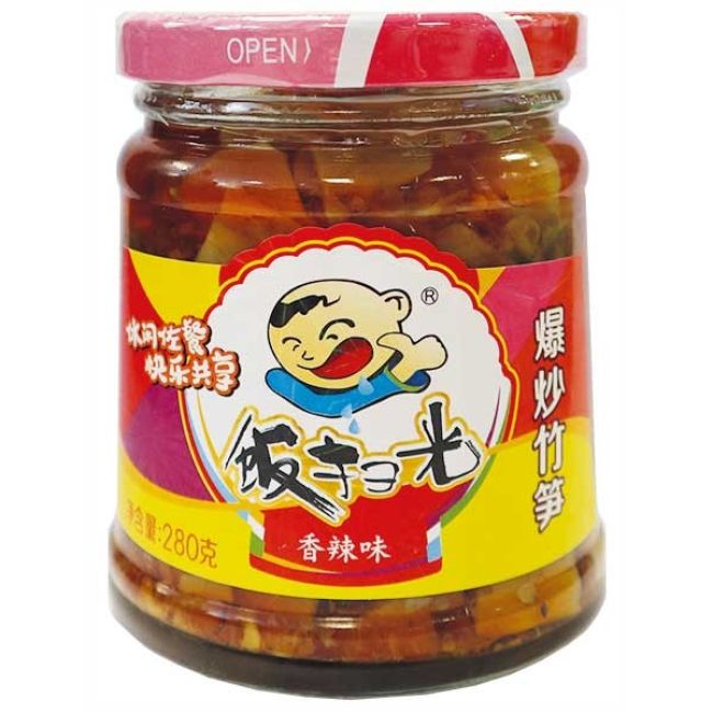 Fan Sao Guang Gebakken Bamboescheuten Chili 280g