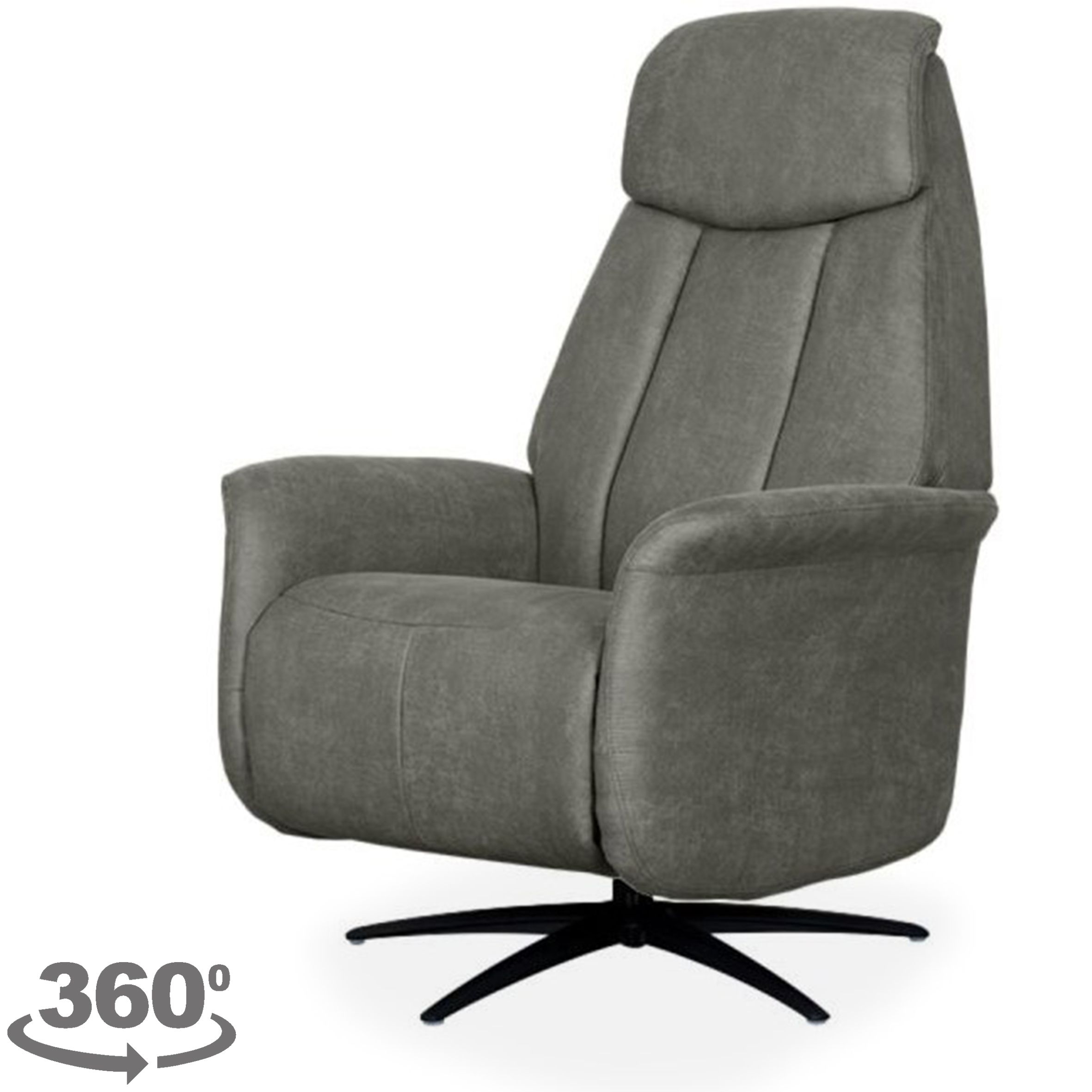 Relaxfauteuil Taupe SX-84.007 Oslo B79 x D87 x H112 cm